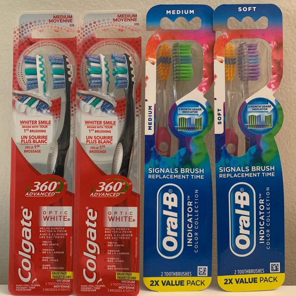 Colgate & Oral-B Toothbrush Bundle
